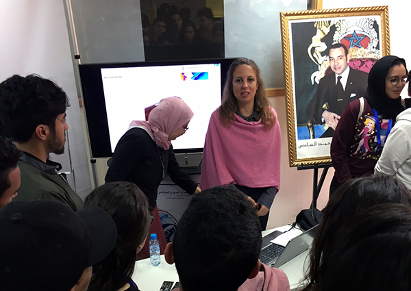 Témoignage et animation d'ateliers OMPIC de Casablanca