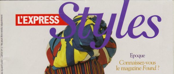 Article dans l'Express Styles – France