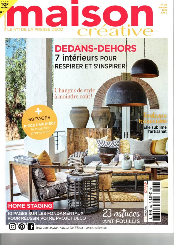 Parution dans le magazine Maison Créative France